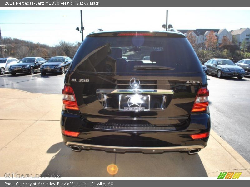 Black / Black 2011 Mercedes-Benz ML 350 4Matic
