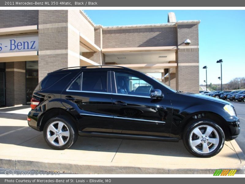 Black / Black 2011 Mercedes-Benz ML 350 4Matic
