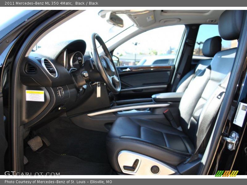 Black / Black 2011 Mercedes-Benz ML 350 4Matic