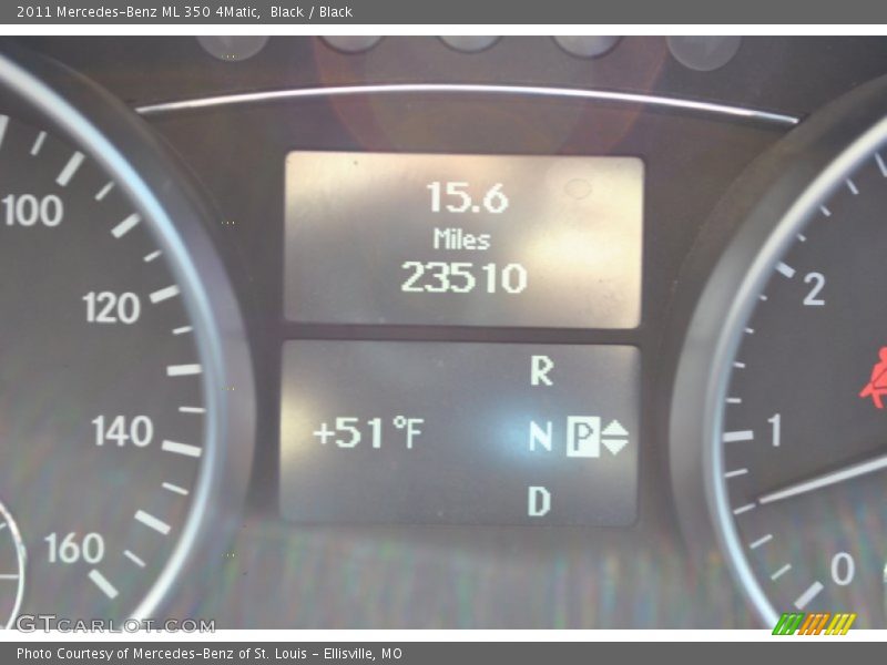 Black / Black 2011 Mercedes-Benz ML 350 4Matic