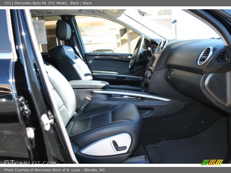Black / Black 2011 Mercedes-Benz ML 350 4Matic