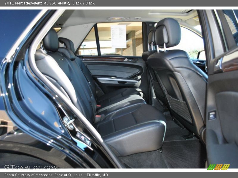 Black / Black 2011 Mercedes-Benz ML 350 4Matic