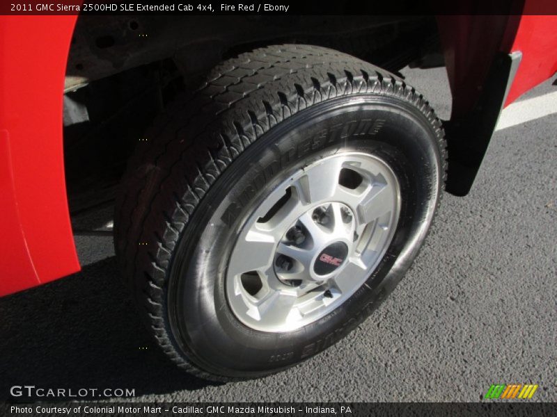 Fire Red / Ebony 2011 GMC Sierra 2500HD SLE Extended Cab 4x4