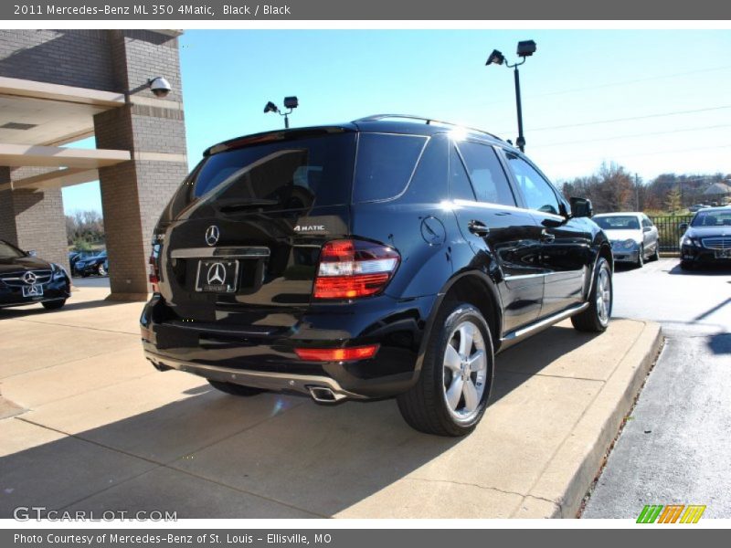 Black / Black 2011 Mercedes-Benz ML 350 4Matic