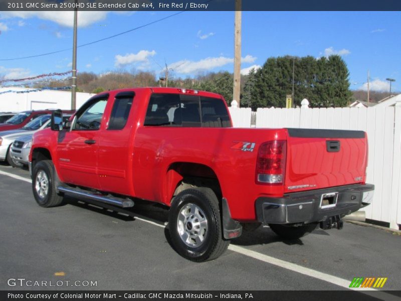 Fire Red / Ebony 2011 GMC Sierra 2500HD SLE Extended Cab 4x4