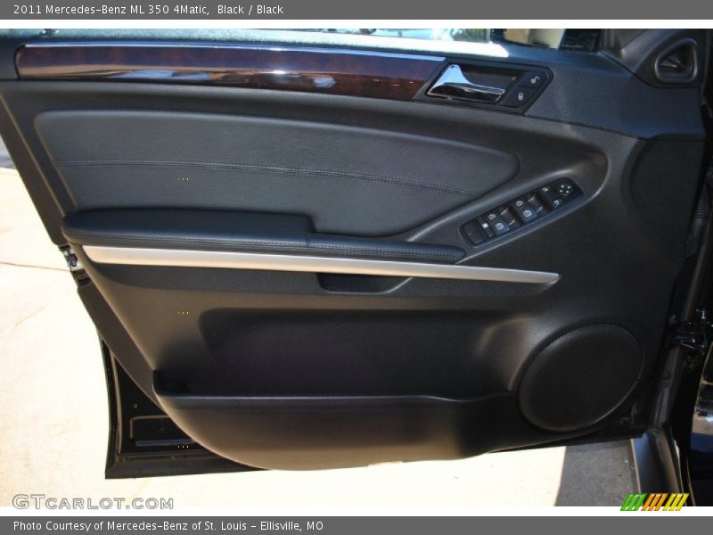 Black / Black 2011 Mercedes-Benz ML 350 4Matic