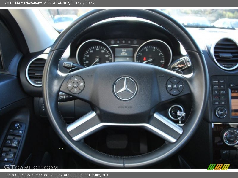 Black / Black 2011 Mercedes-Benz ML 350 4Matic