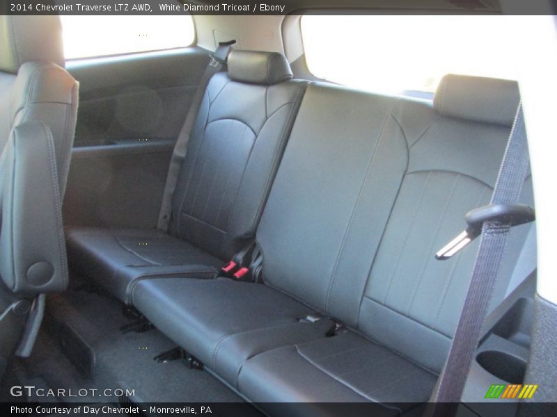 White Diamond Tricoat / Ebony 2014 Chevrolet Traverse LTZ AWD