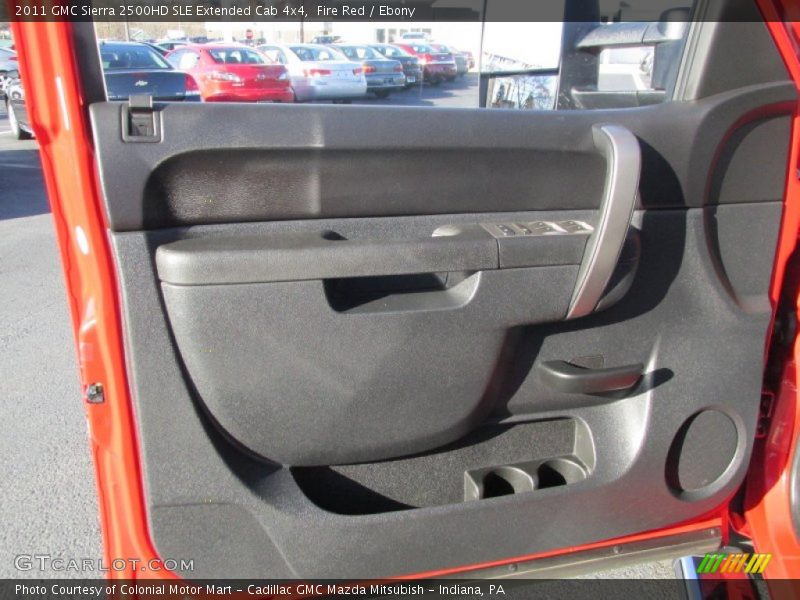 Fire Red / Ebony 2011 GMC Sierra 2500HD SLE Extended Cab 4x4