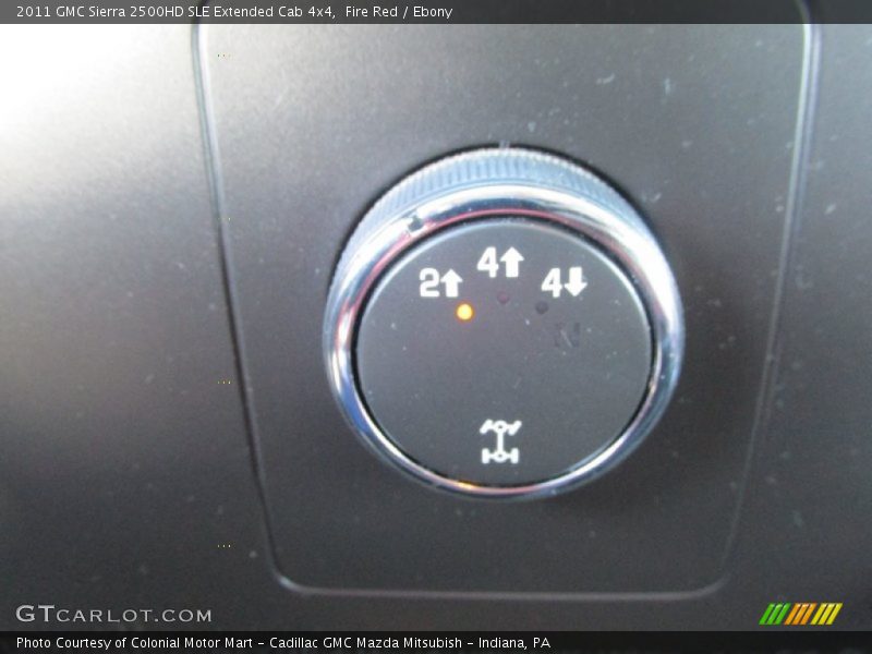 Fire Red / Ebony 2011 GMC Sierra 2500HD SLE Extended Cab 4x4