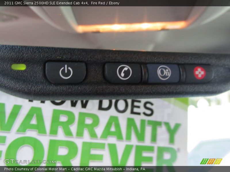 Fire Red / Ebony 2011 GMC Sierra 2500HD SLE Extended Cab 4x4