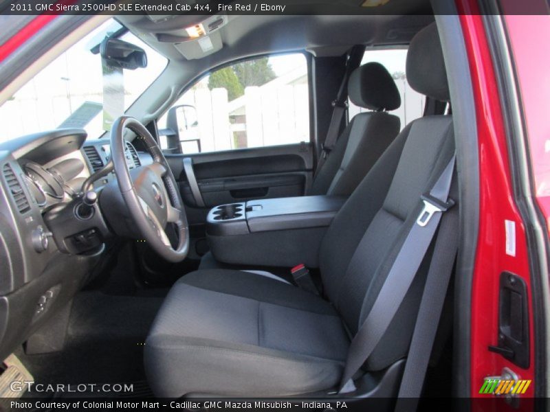 Fire Red / Ebony 2011 GMC Sierra 2500HD SLE Extended Cab 4x4