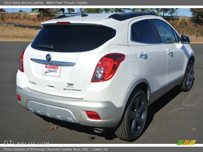 White Pearl Tricoat / Saddle 2014 Buick Encore Leather
