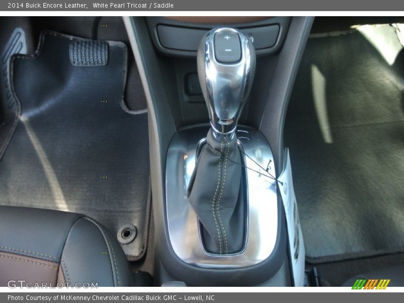 White Pearl Tricoat / Saddle 2014 Buick Encore Leather