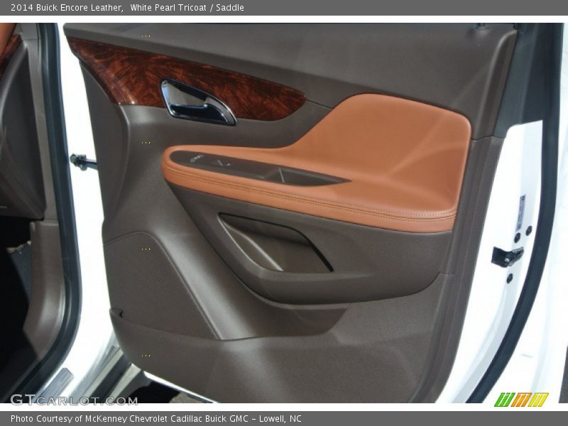 White Pearl Tricoat / Saddle 2014 Buick Encore Leather