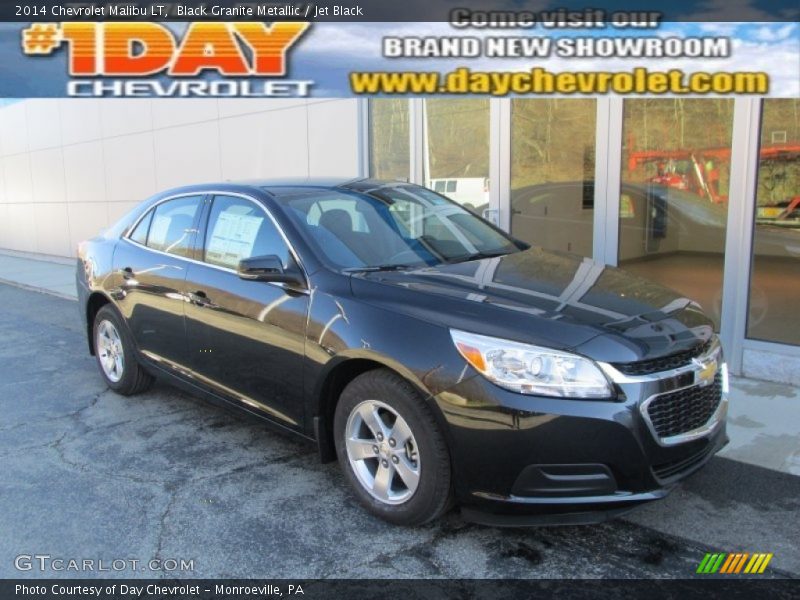 Black Granite Metallic / Jet Black 2014 Chevrolet Malibu LT