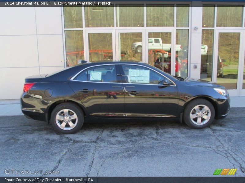 Black Granite Metallic / Jet Black 2014 Chevrolet Malibu LT