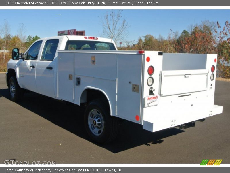 Summit White / Dark Titanium 2014 Chevrolet Silverado 2500HD WT Crew Cab Utlity Truck