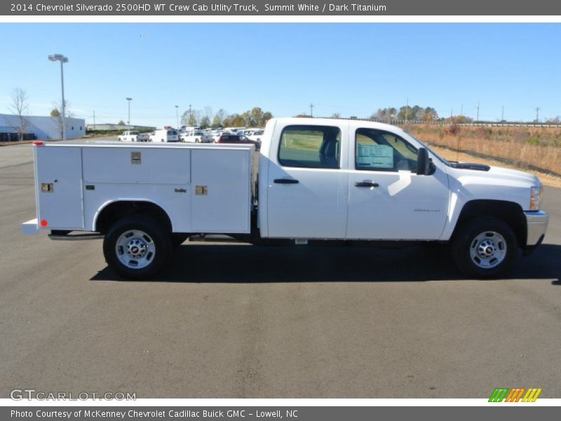 Summit White / Dark Titanium 2014 Chevrolet Silverado 2500HD WT Crew Cab Utlity Truck