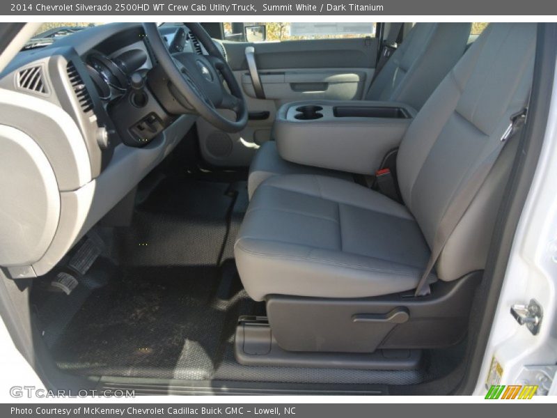Summit White / Dark Titanium 2014 Chevrolet Silverado 2500HD WT Crew Cab Utlity Truck