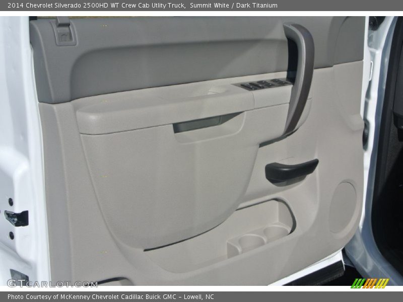 Summit White / Dark Titanium 2014 Chevrolet Silverado 2500HD WT Crew Cab Utlity Truck