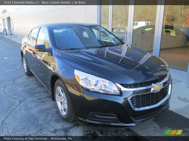 Black Granite Metallic / Jet Black 2014 Chevrolet Malibu LT