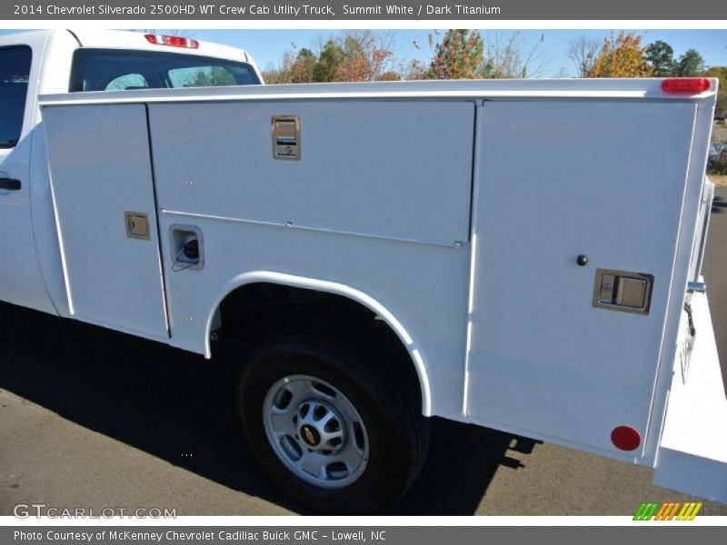 Summit White / Dark Titanium 2014 Chevrolet Silverado 2500HD WT Crew Cab Utlity Truck