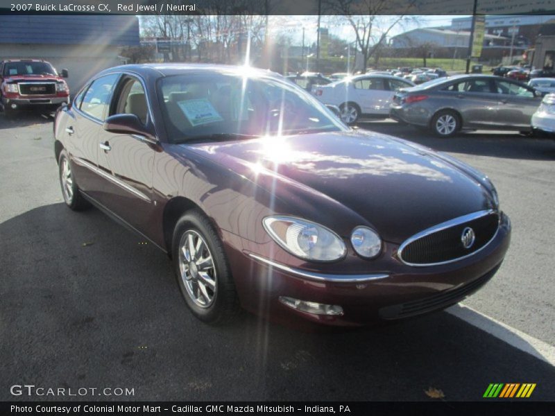 Red Jewel / Neutral 2007 Buick LaCrosse CX