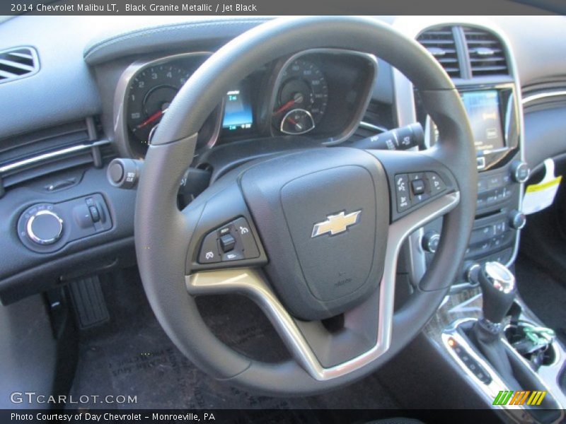 Black Granite Metallic / Jet Black 2014 Chevrolet Malibu LT