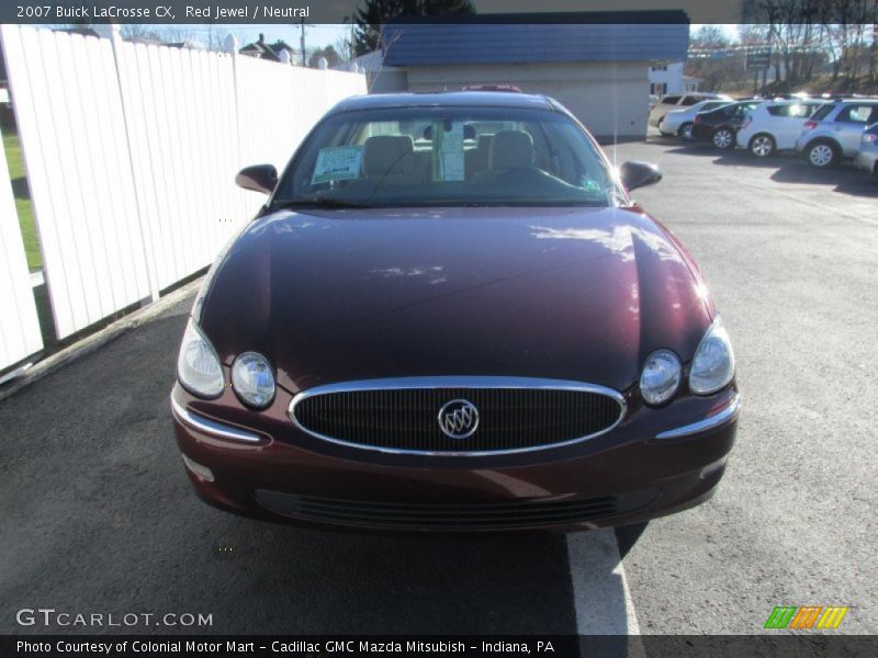 Red Jewel / Neutral 2007 Buick LaCrosse CX