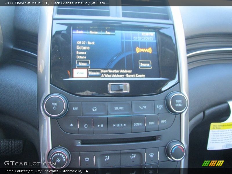 Black Granite Metallic / Jet Black 2014 Chevrolet Malibu LT