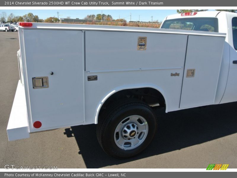 Summit White / Dark Titanium 2014 Chevrolet Silverado 2500HD WT Crew Cab Utlity Truck