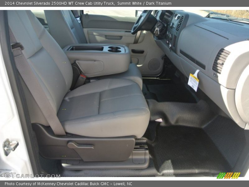 Summit White / Dark Titanium 2014 Chevrolet Silverado 2500HD WT Crew Cab Utlity Truck