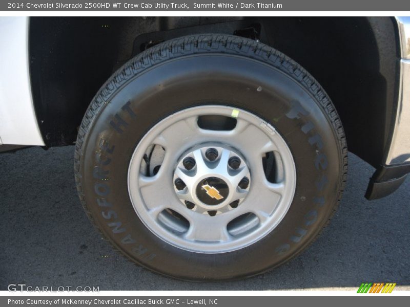 Summit White / Dark Titanium 2014 Chevrolet Silverado 2500HD WT Crew Cab Utlity Truck