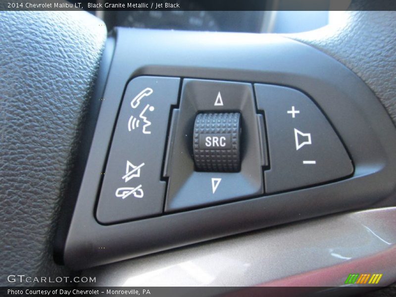 Black Granite Metallic / Jet Black 2014 Chevrolet Malibu LT