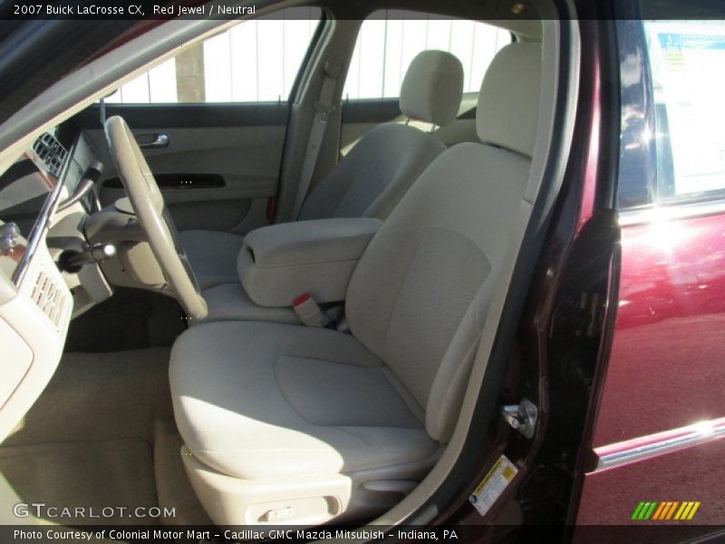 Red Jewel / Neutral 2007 Buick LaCrosse CX