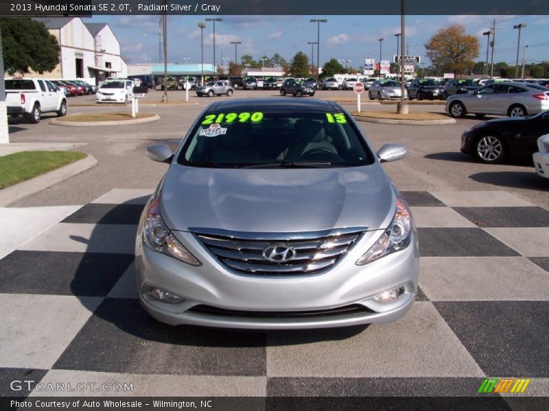 Radiant Silver / Gray 2013 Hyundai Sonata SE 2.0T