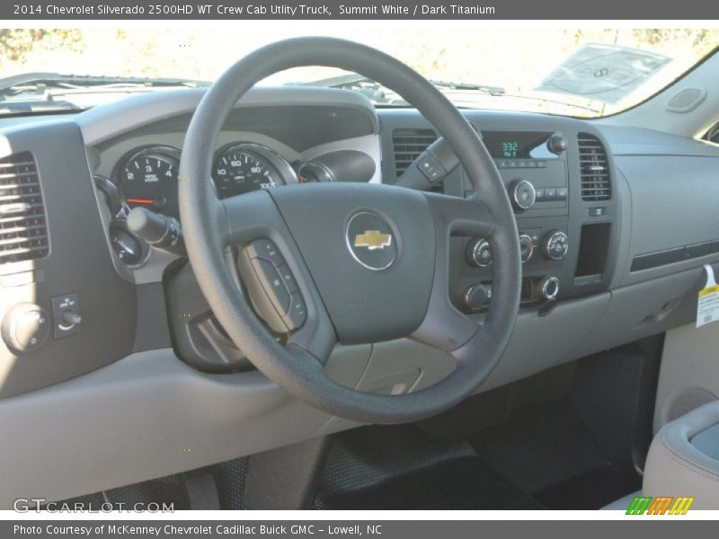 Summit White / Dark Titanium 2014 Chevrolet Silverado 2500HD WT Crew Cab Utlity Truck