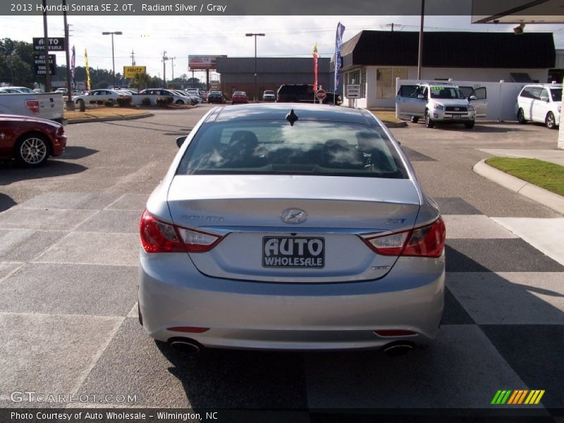 Radiant Silver / Gray 2013 Hyundai Sonata SE 2.0T