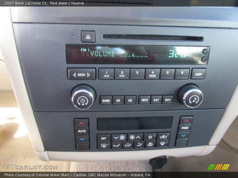 Red Jewel / Neutral 2007 Buick LaCrosse CX