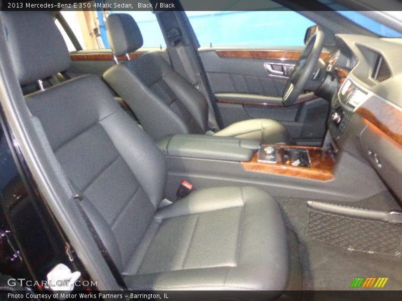 Black / Black 2013 Mercedes-Benz E 350 4Matic Sedan