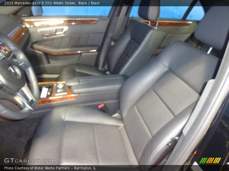 Black / Black 2013 Mercedes-Benz E 350 4Matic Sedan
