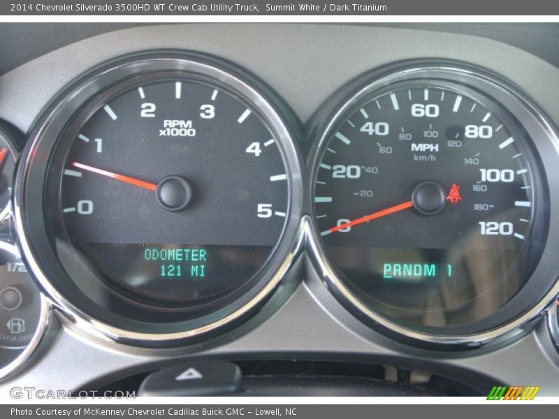 Summit White / Dark Titanium 2014 Chevrolet Silverado 3500HD WT Crew Cab Utility Truck