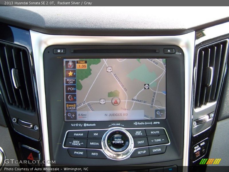 Navigation of 2013 Sonata SE 2.0T