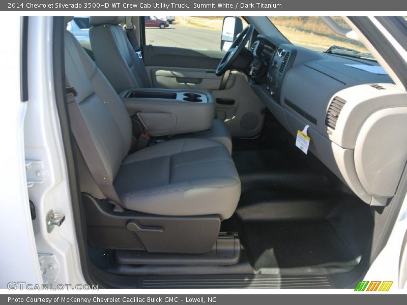 Summit White / Dark Titanium 2014 Chevrolet Silverado 3500HD WT Crew Cab Utility Truck