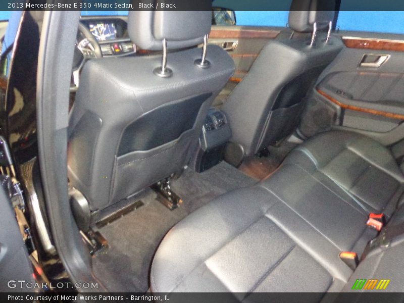 Black / Black 2013 Mercedes-Benz E 350 4Matic Sedan