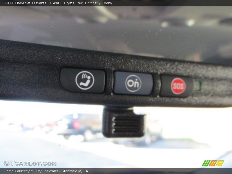 Crystal Red Tintcoat / Ebony 2014 Chevrolet Traverse LT AWD
