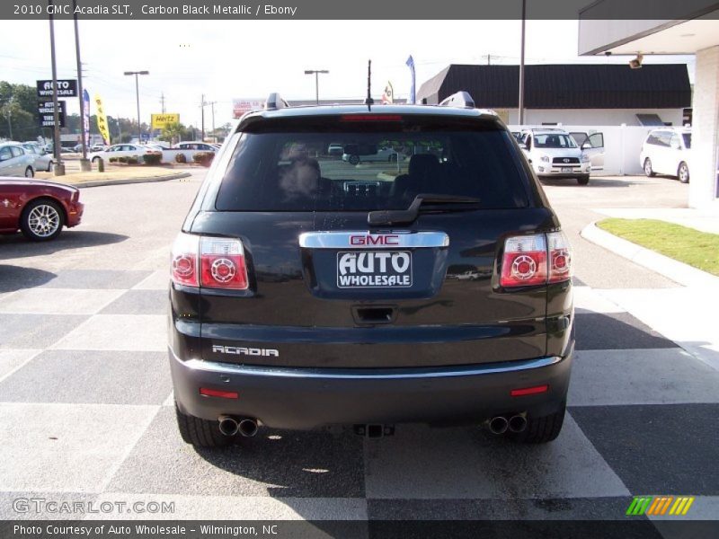 Carbon Black Metallic / Ebony 2010 GMC Acadia SLT