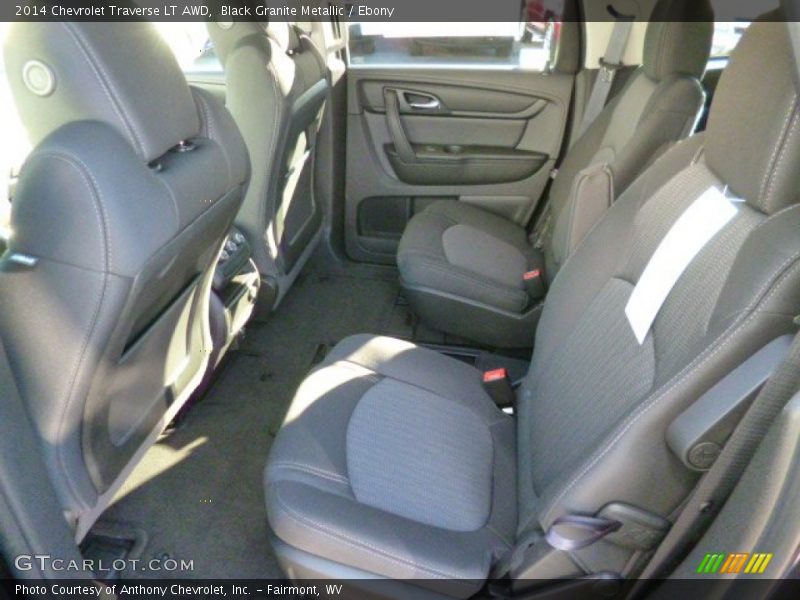 Black Granite Metallic / Ebony 2014 Chevrolet Traverse LT AWD