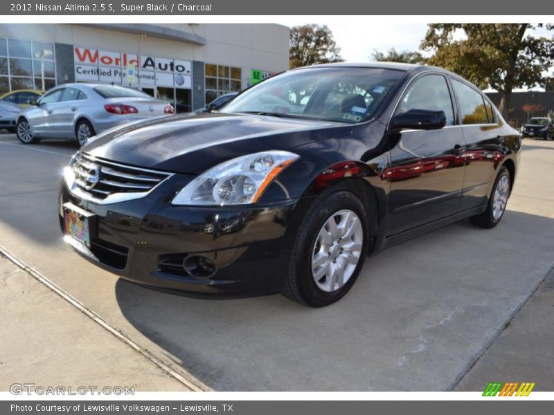 Super Black / Charcoal 2012 Nissan Altima 2.5 S